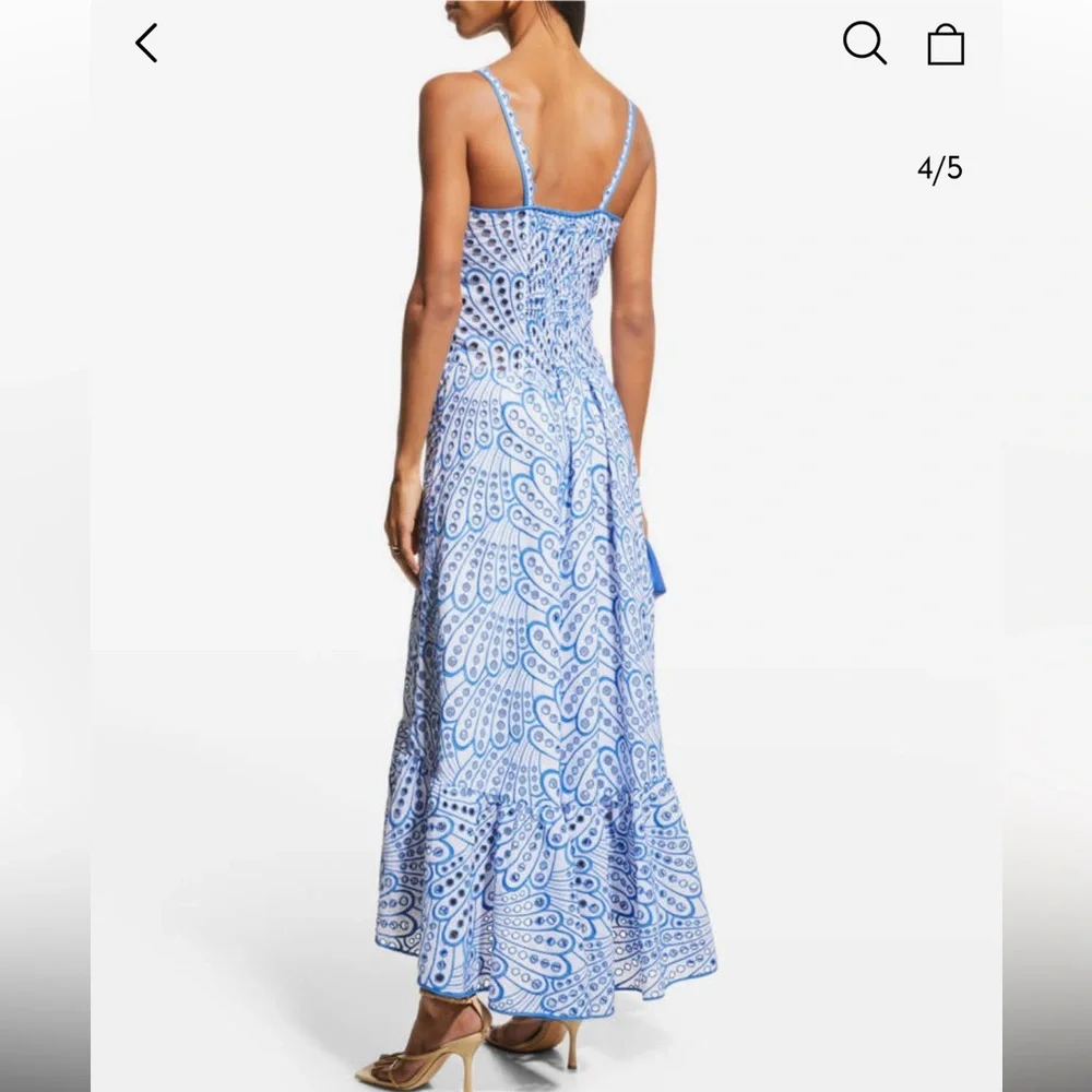 CHARO RUIZ IBIZA Irene Long Embroidered Corset Dress - Picture 3 of 7